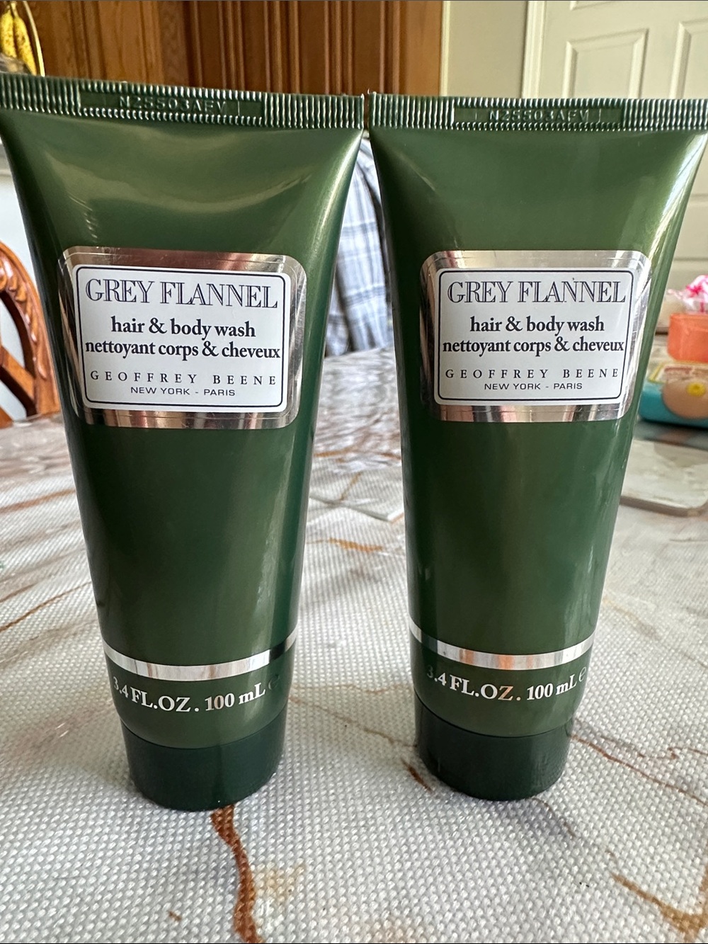 Geoffrey Beene Grey Flannel Hair & Body Wash — Green $13 EACH